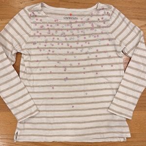 Crewcuts long sleeve shirt, size M (8-9)